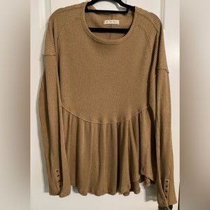 Free People Peplum Sweater